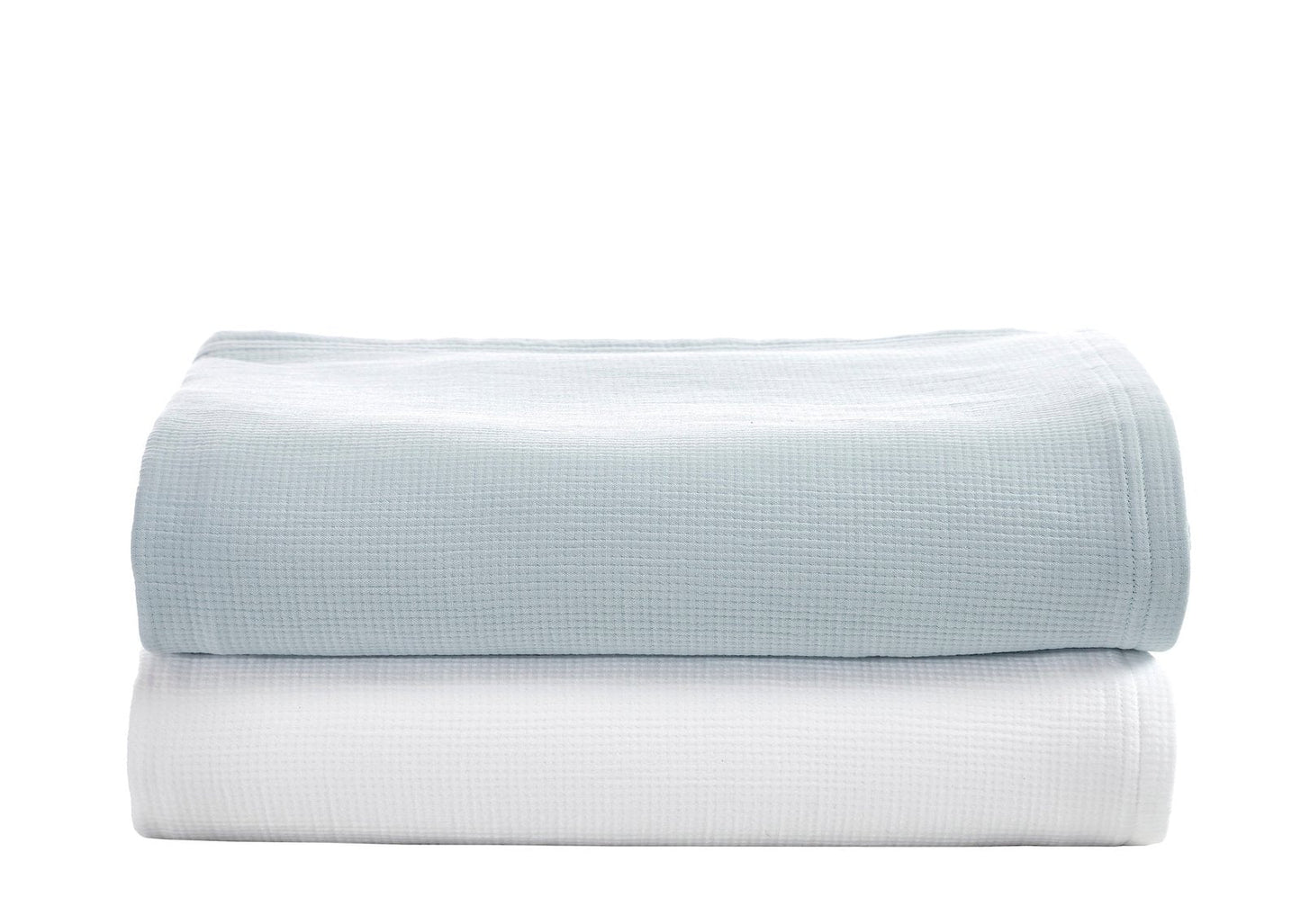 Maze Geometric Linen Coverlet