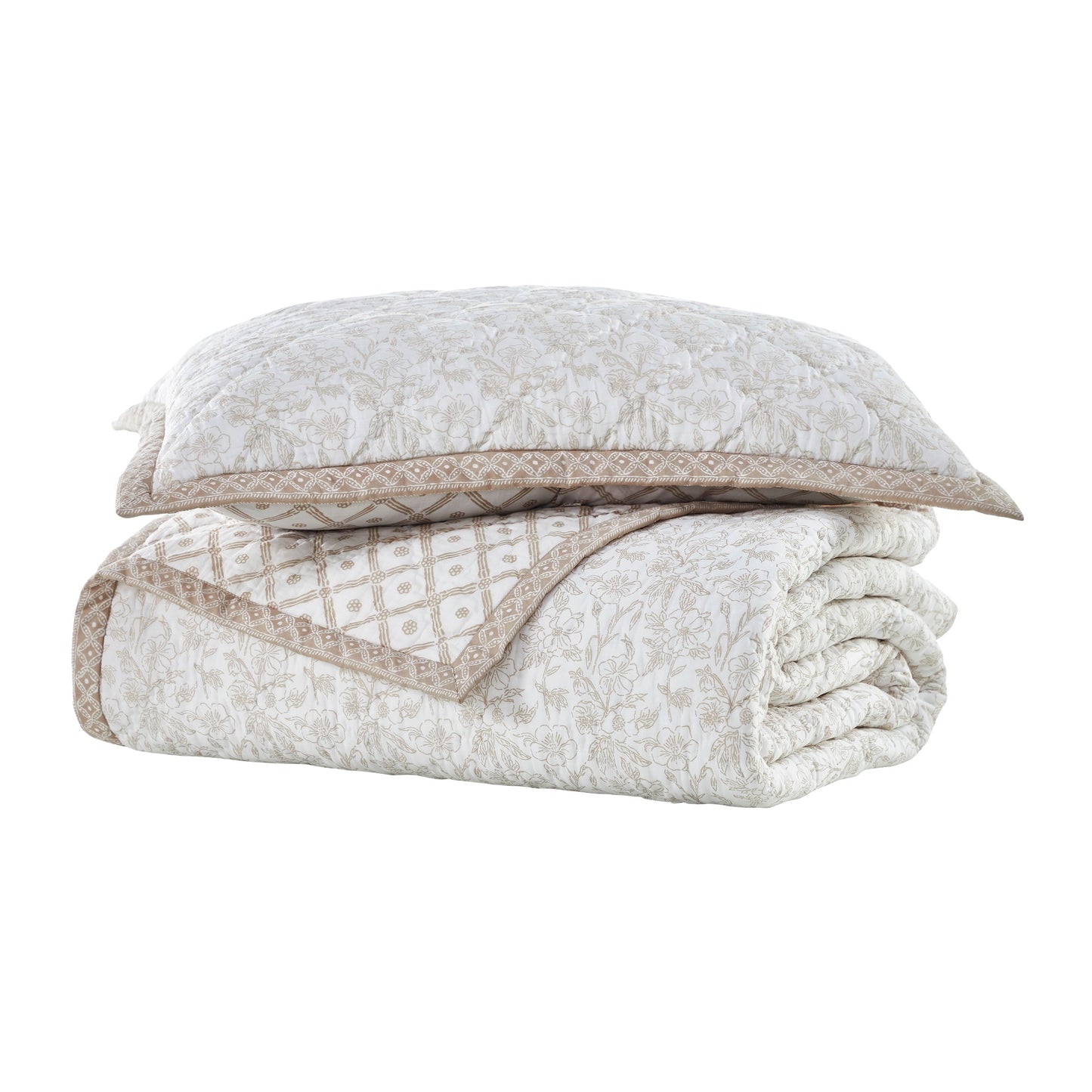 Bliss Printed Cotton Quilted Quilt