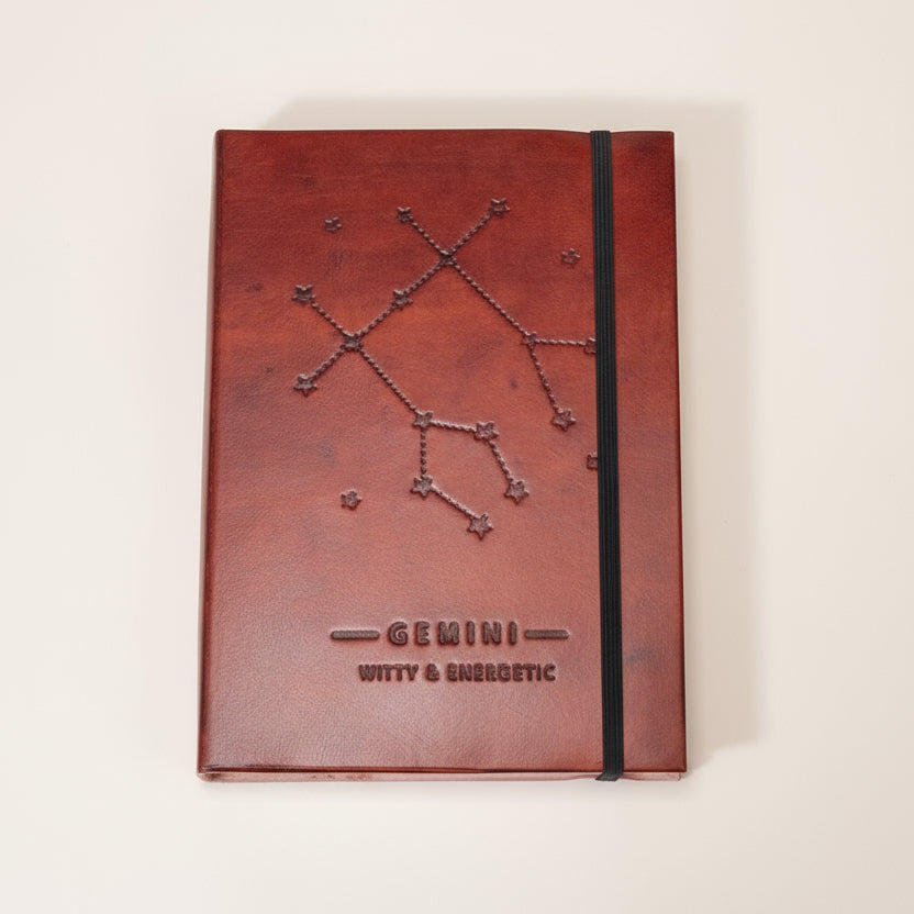 Astrology Zodiac Handmade Leather Journal