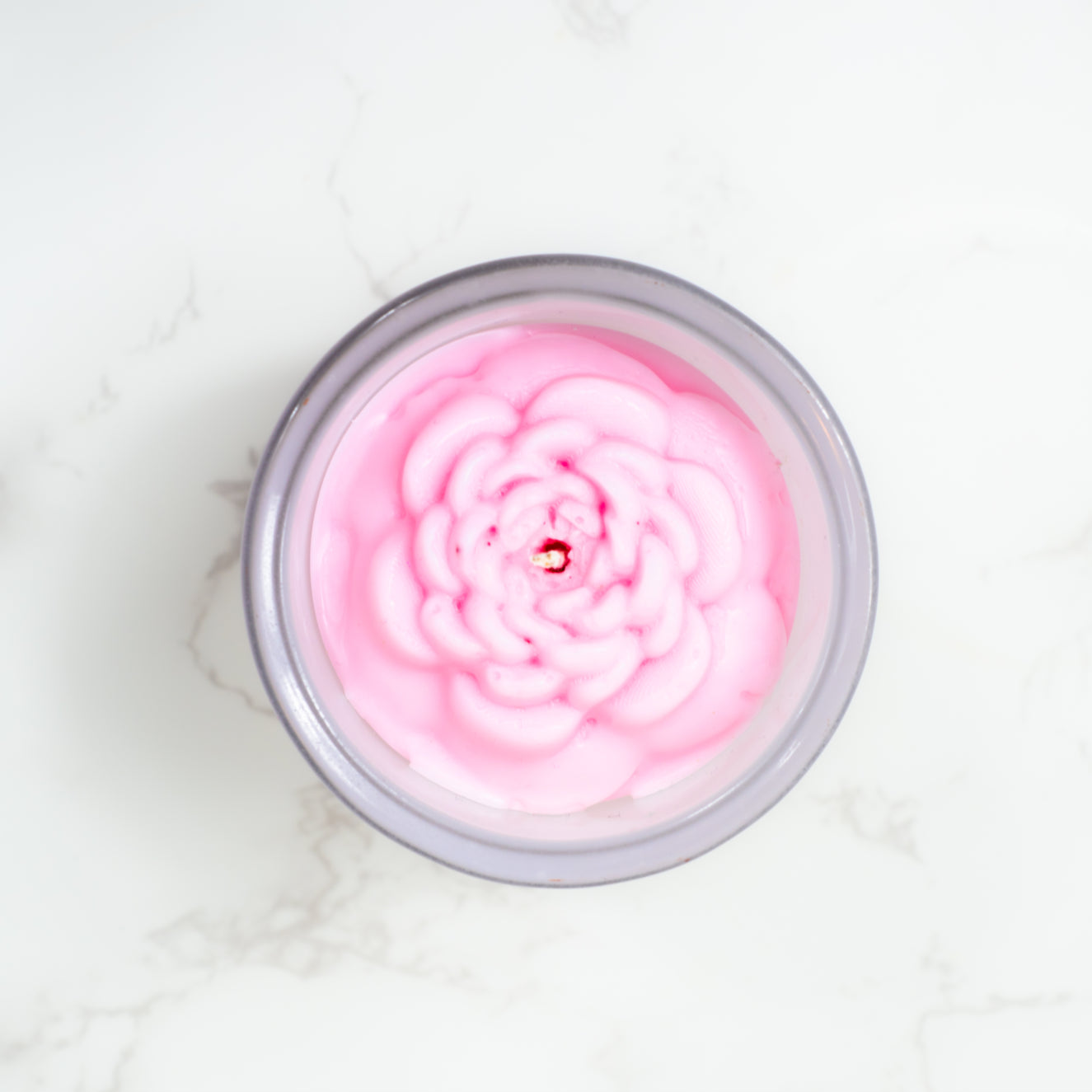 Peony Flower Candle