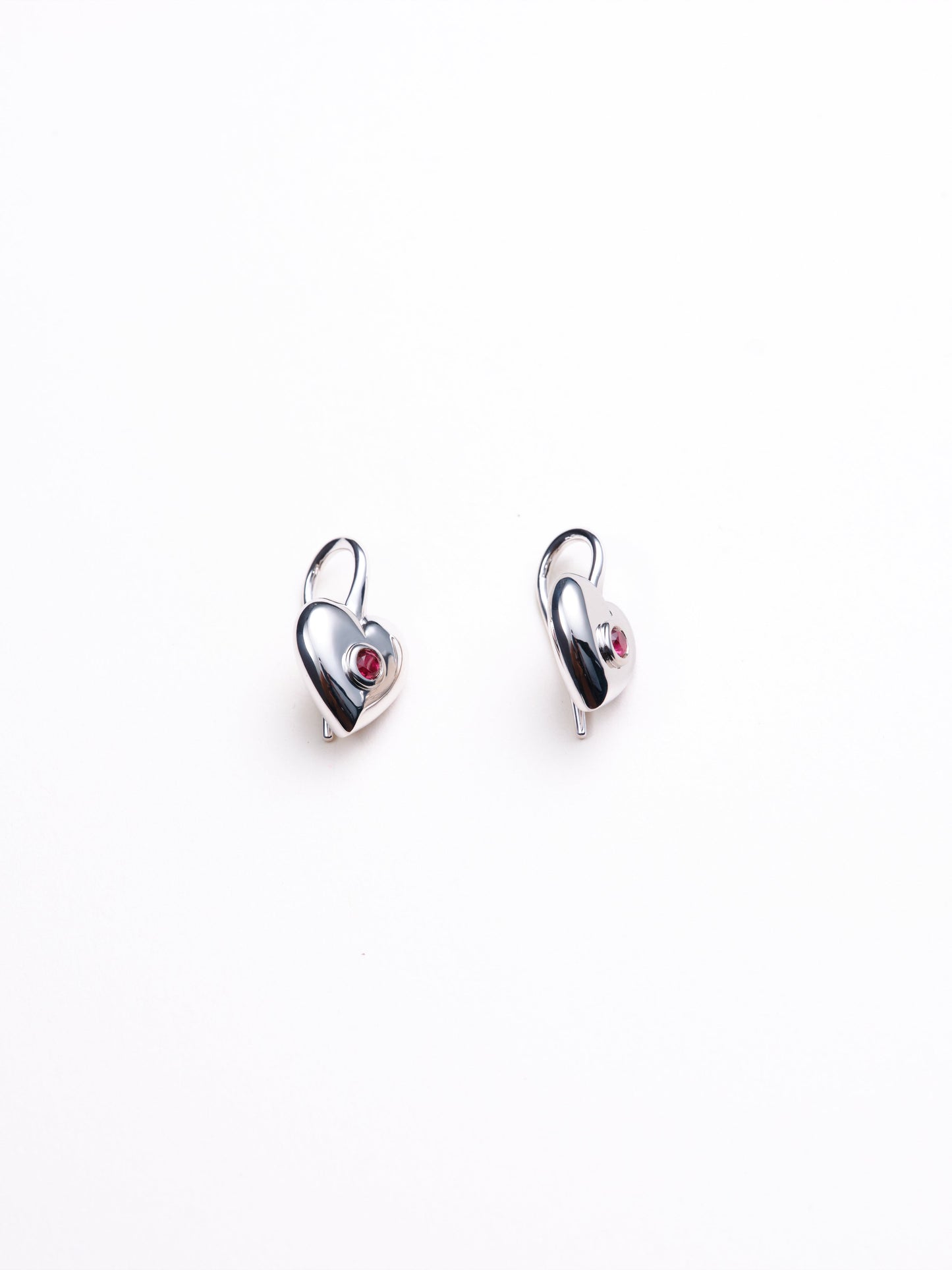 Billie Heart Gem Earrings