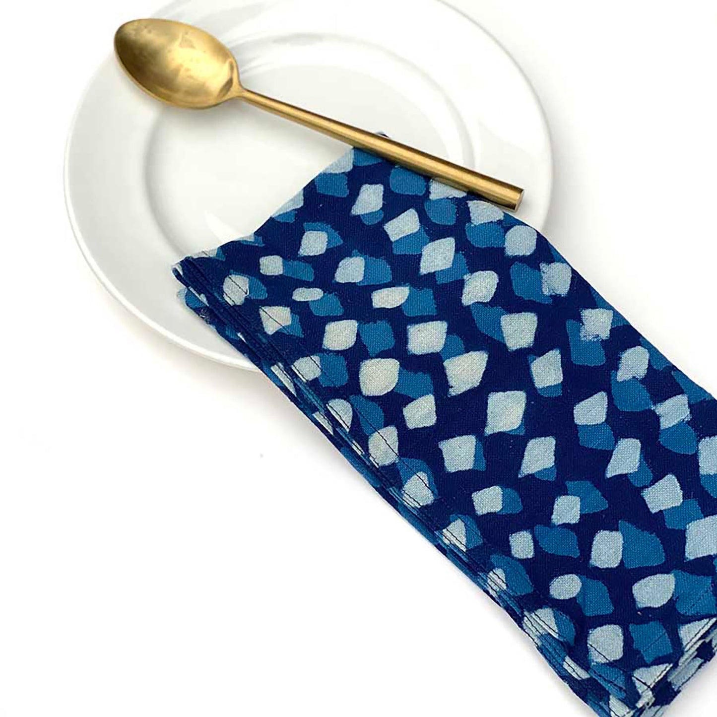 Artisan Printed Cloth Napkins (Set of 4) - Karma