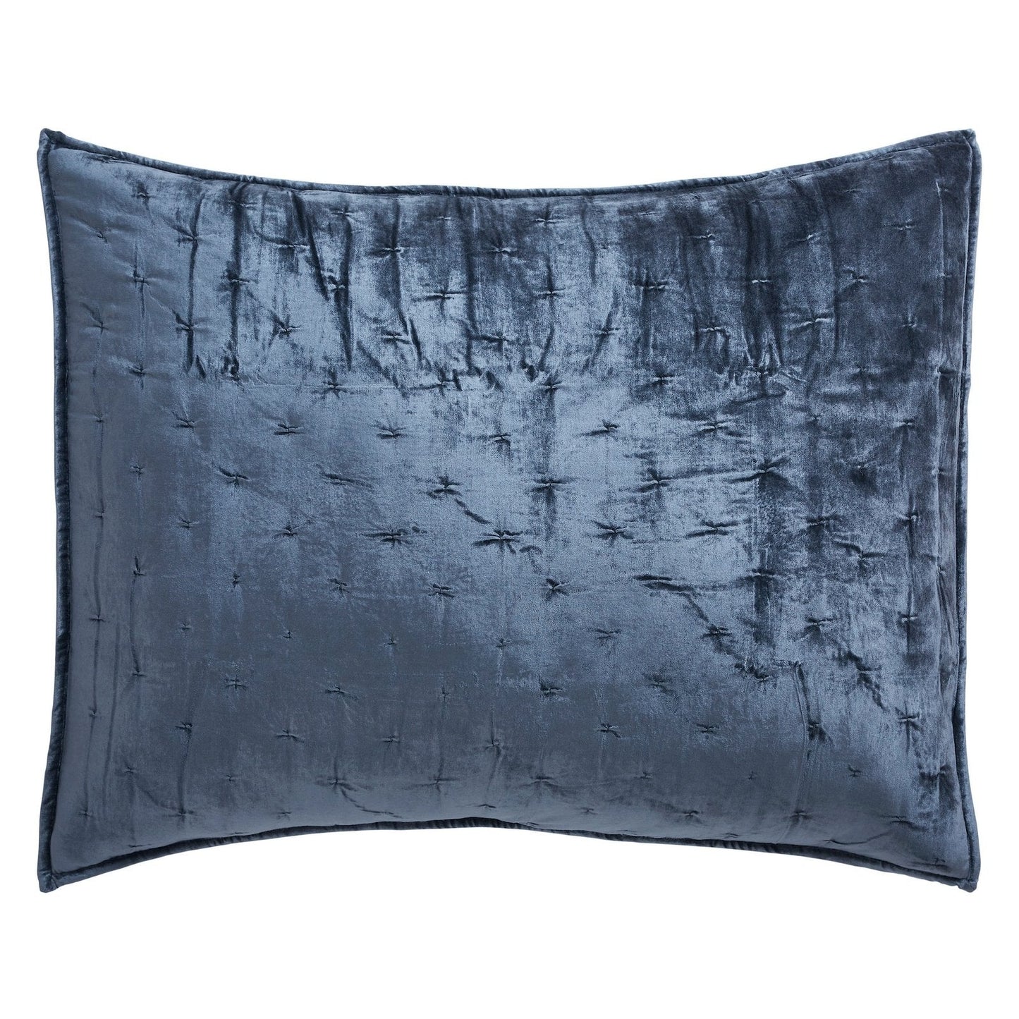 Luna Hand Pinched Velvet Quilt Sham
