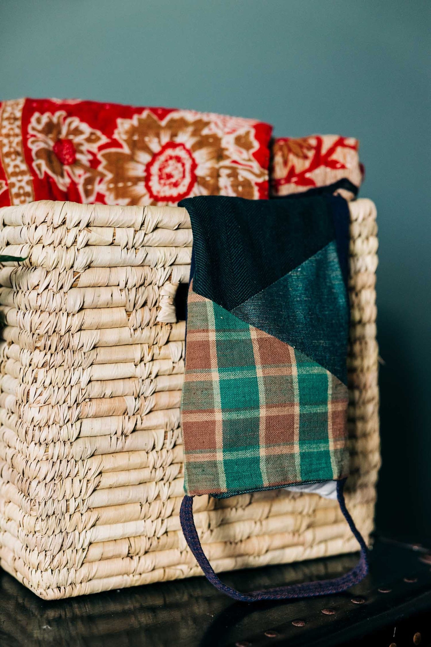 Patchwork Flaxseed Neck Wrap