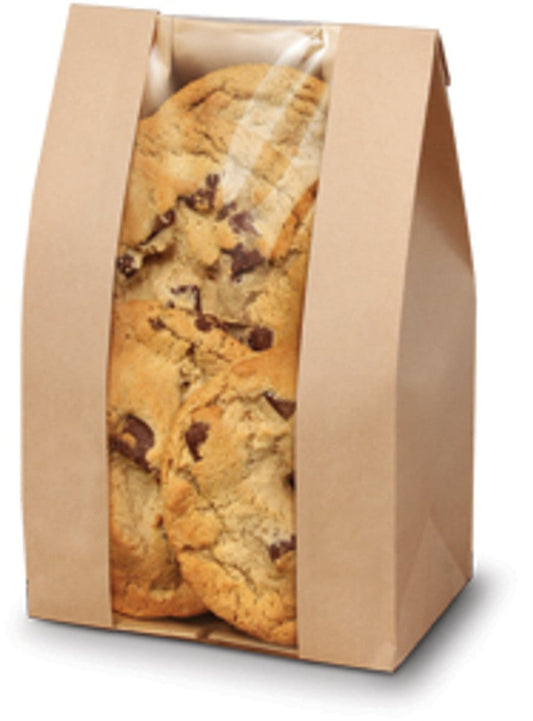 Duro Bag C-Thru Dubl Fresh Bag, 4 lb, Natural (QTY 500), SKU 300237