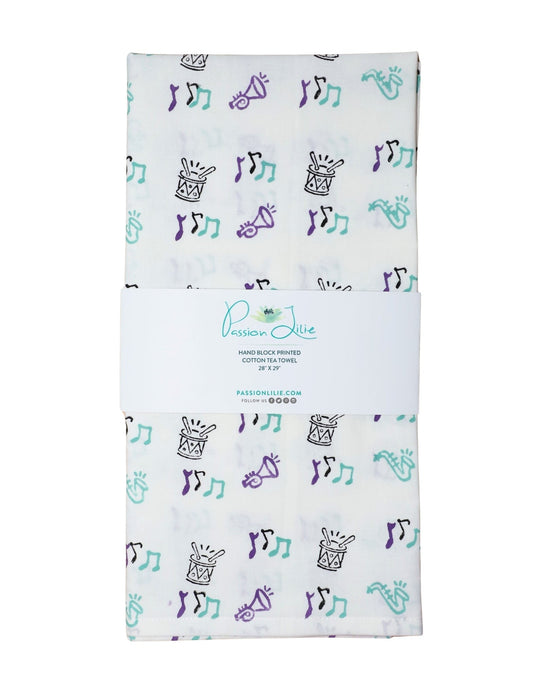 S/2 Second Line Cotton Tea Towel