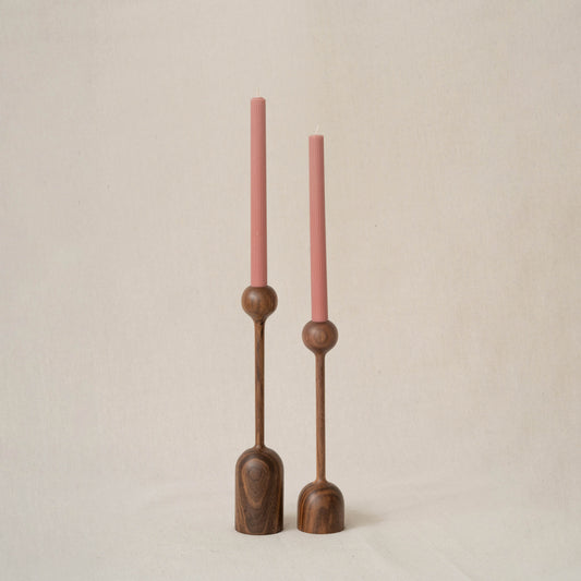 Tulip Candlestick Holder Pair