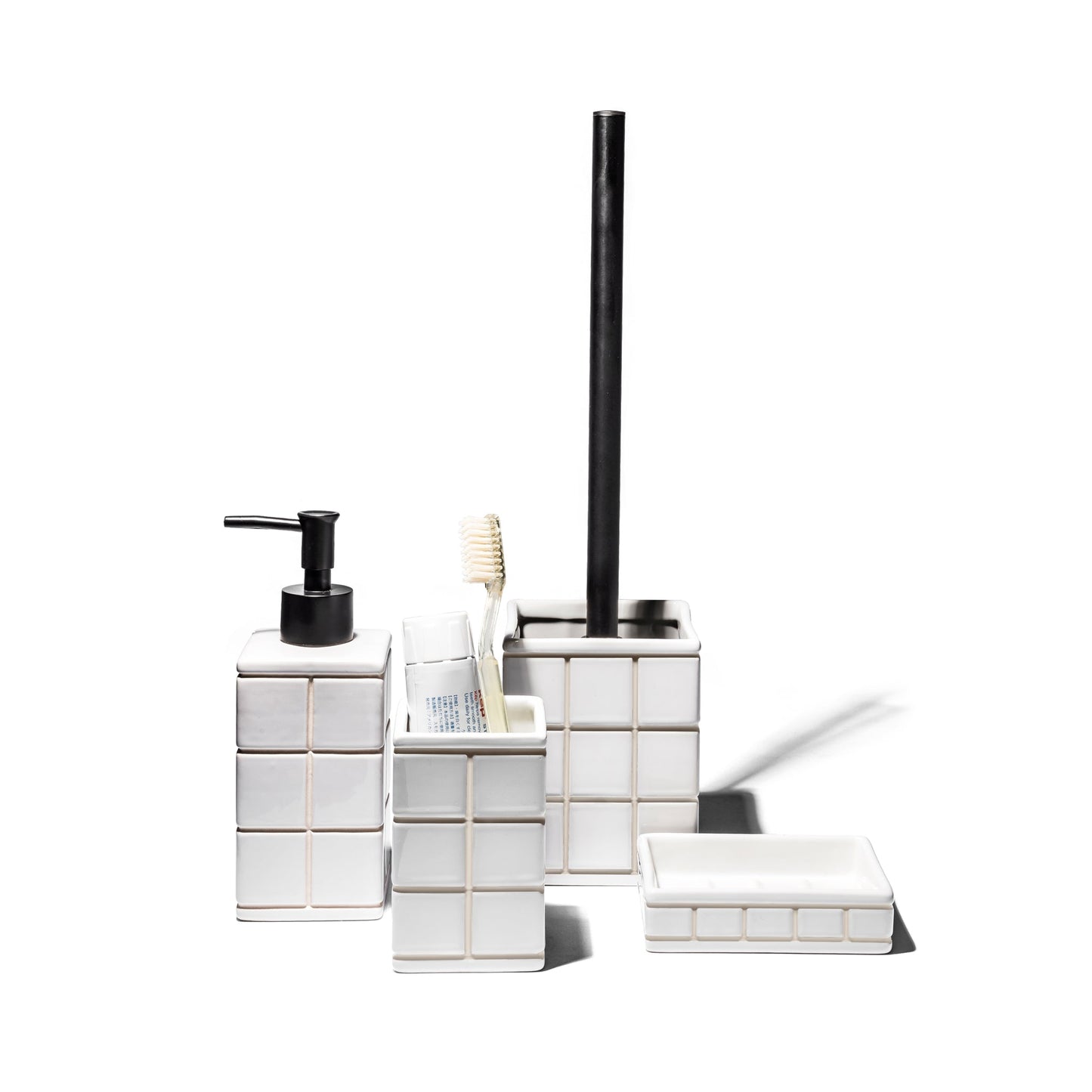 CERAMIC BATH ENSEMBLE SOAP DISH