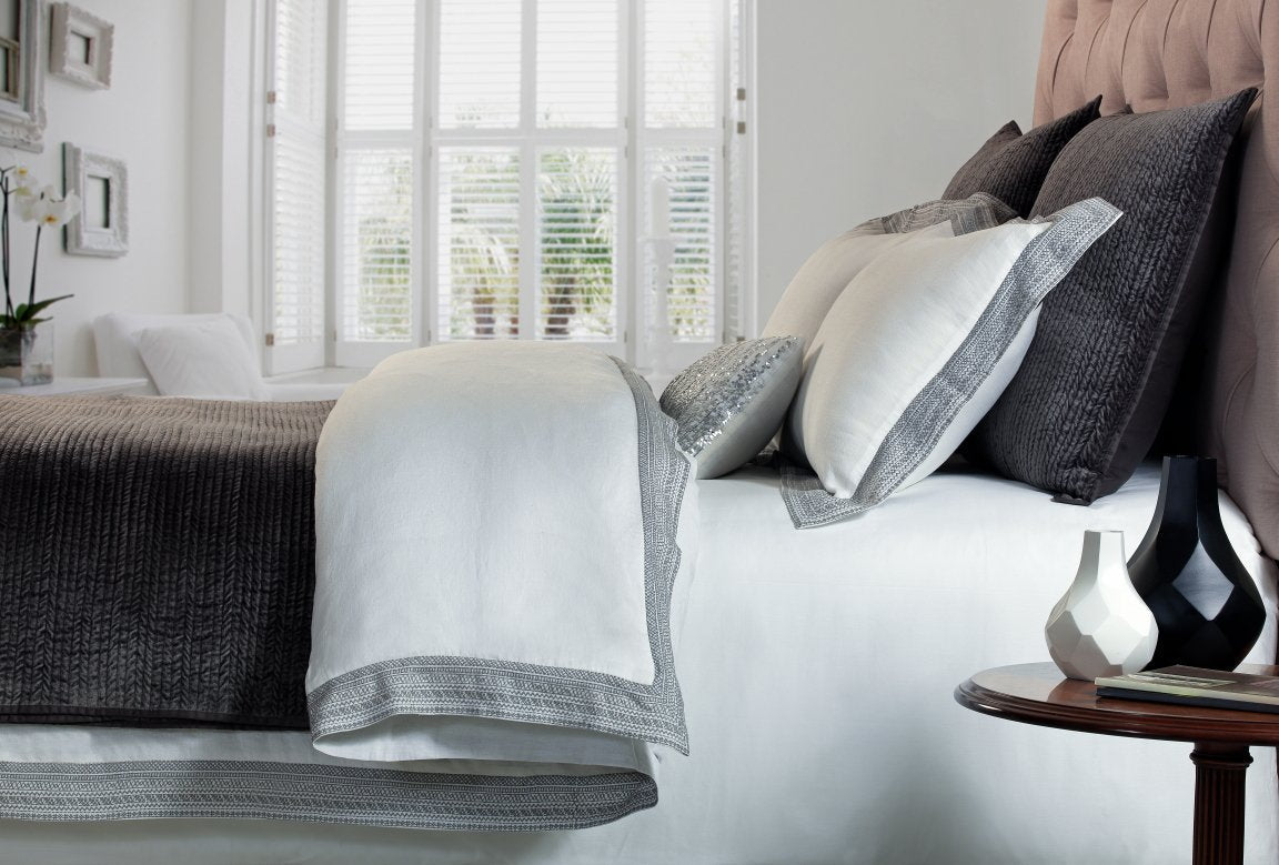 Parker European Linen Duvet Cover