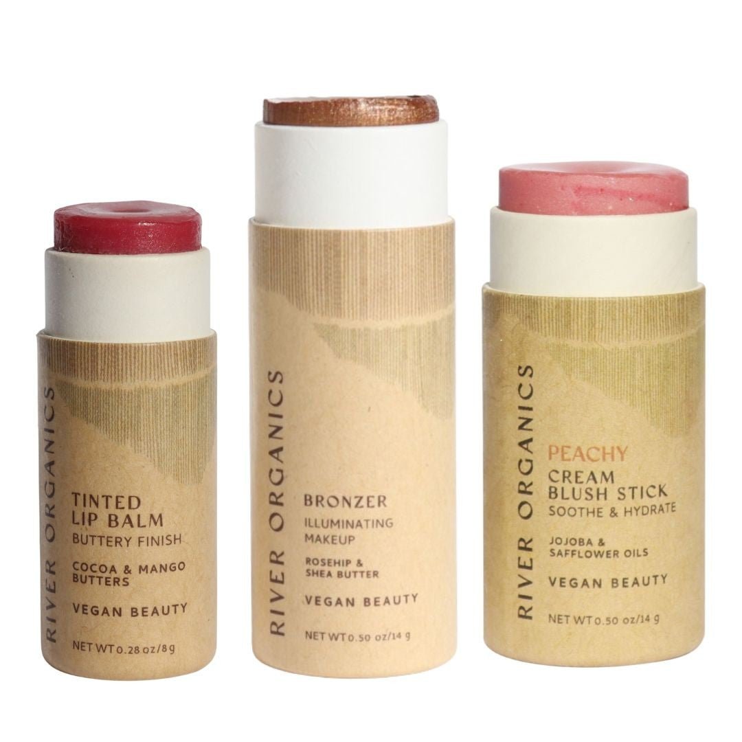 Lip + Highlighter + Blush Set