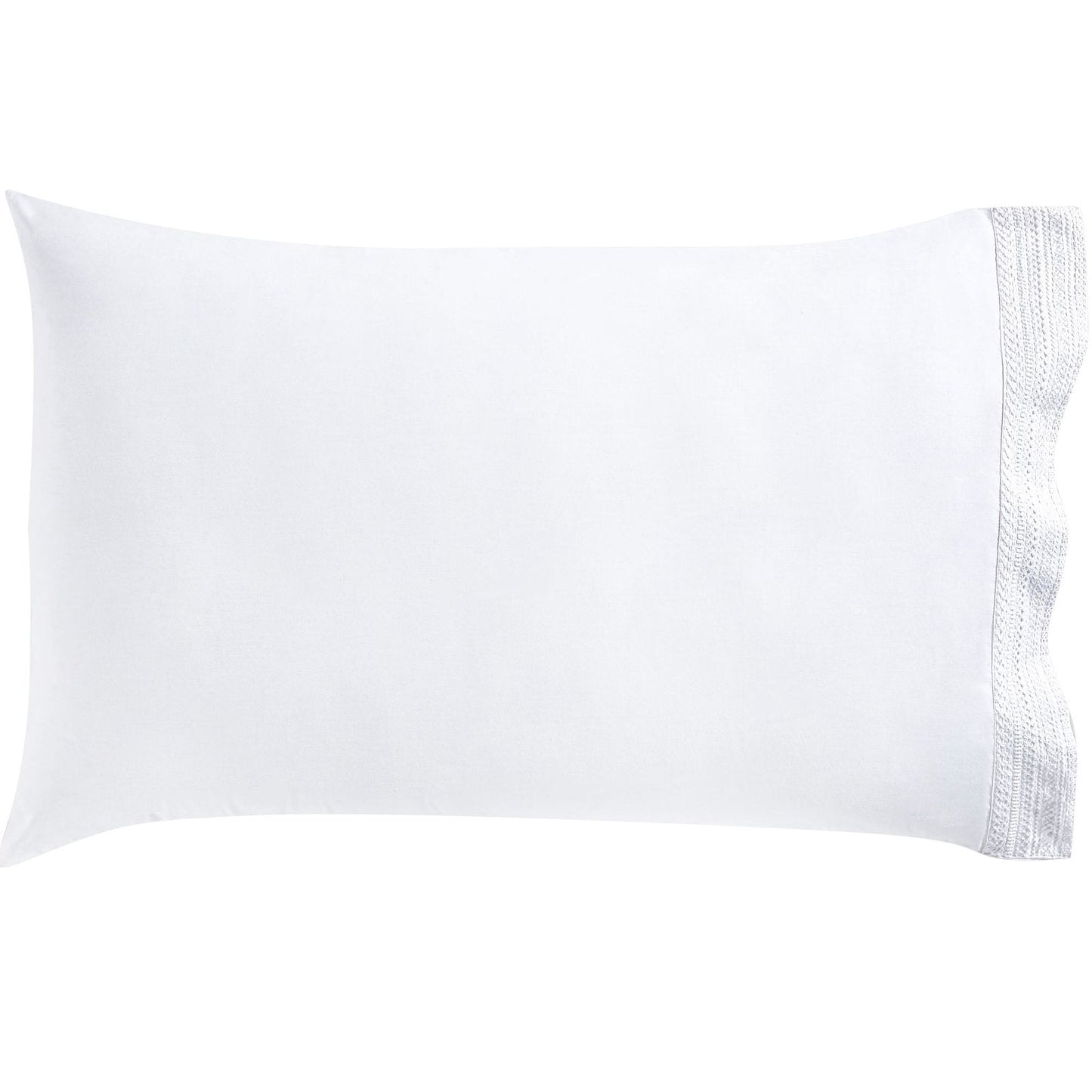 S/2 Olivia Cotton Percale Pillowcase
