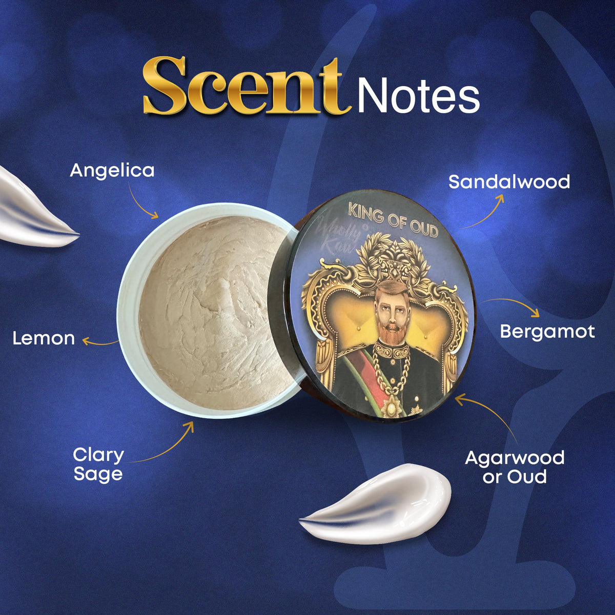King of Oud Shaving Soap