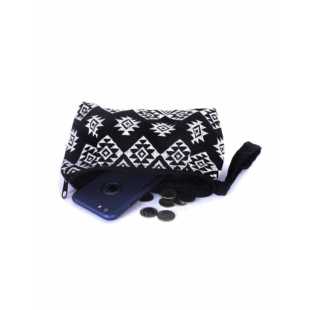 Tahj Small Embroidered Wristlet - Thailand