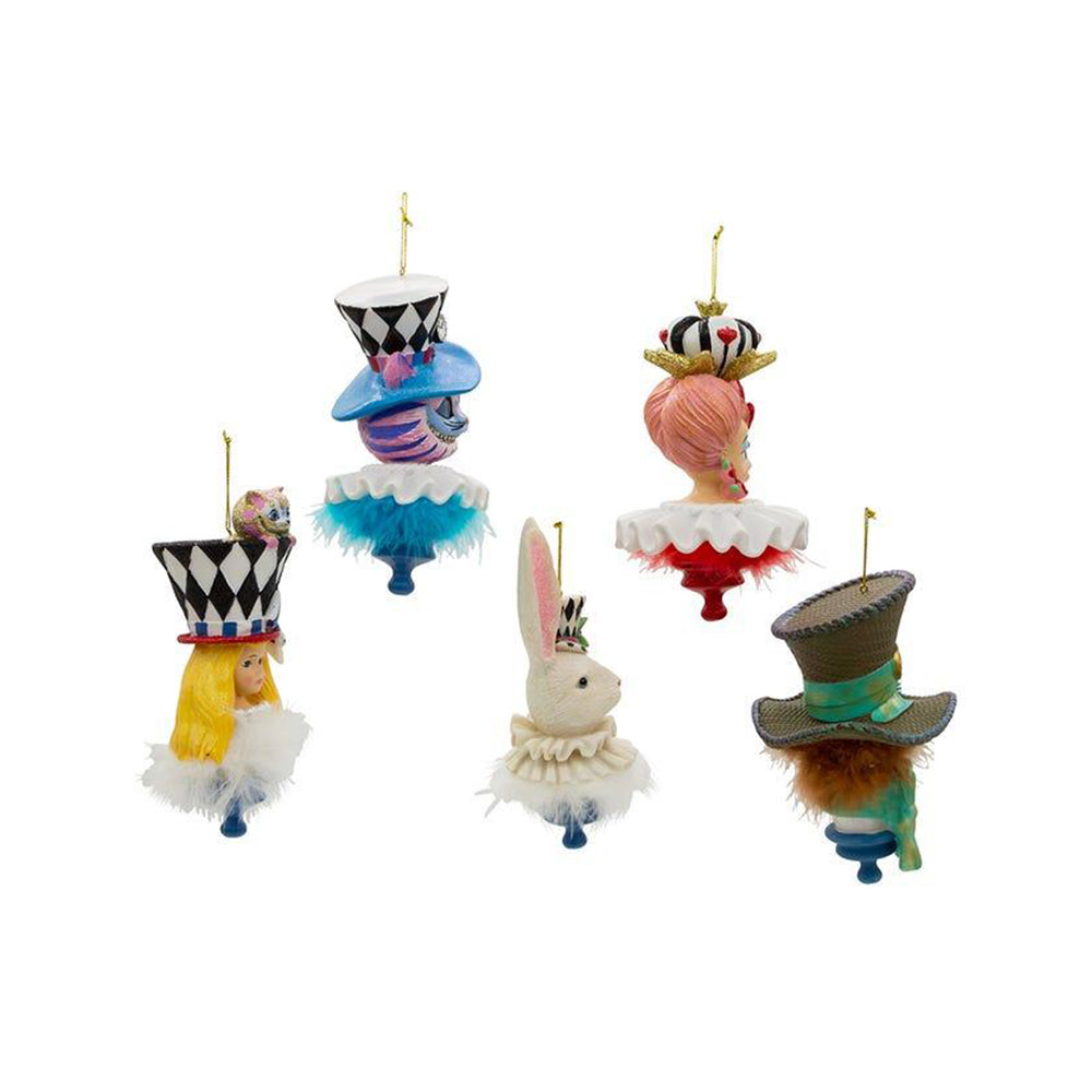 6" Holly Hats Mad Hatter Hat Ornament by Kurt Adler