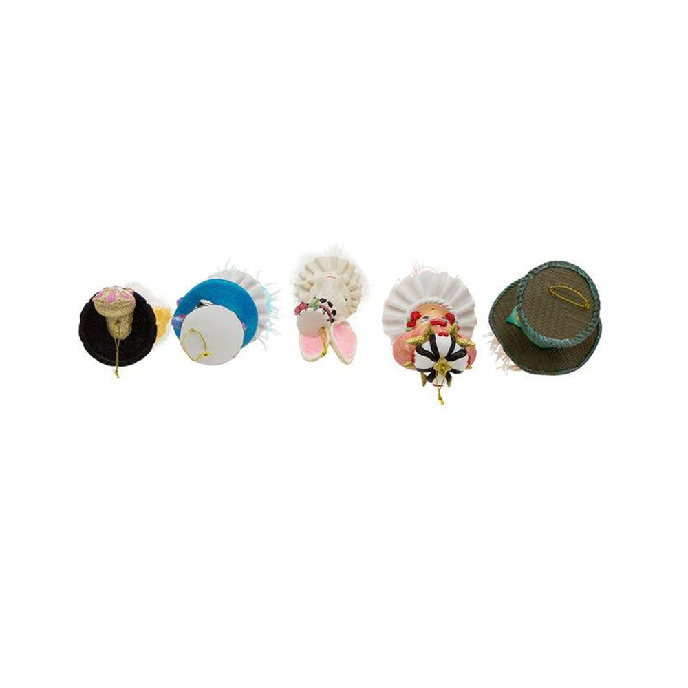 6" Holly Hats Mad Hatter Hat Ornament by Kurt Adler