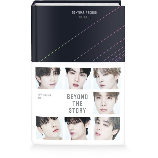 BTS Hardcover Book:  Beyond The Story: 10-Year Record Of BTS [Top Corner Damage]