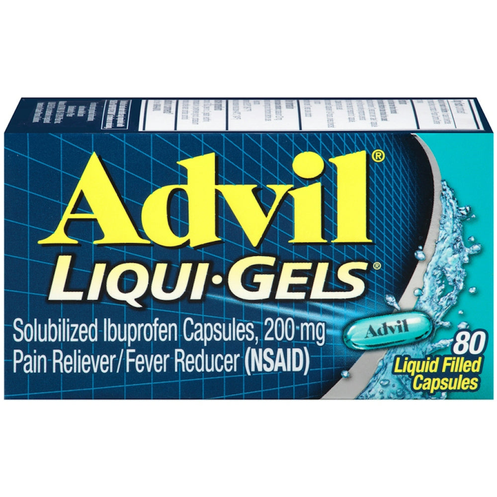 Advil Liqui-Gels Pain Reliever/Fever Reducer Liquid Filled Capsules - Ibuprofen (NSAID)