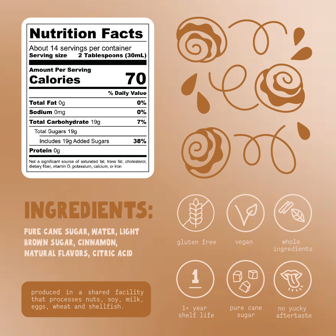 Cinnamon Bun Drink Syrup