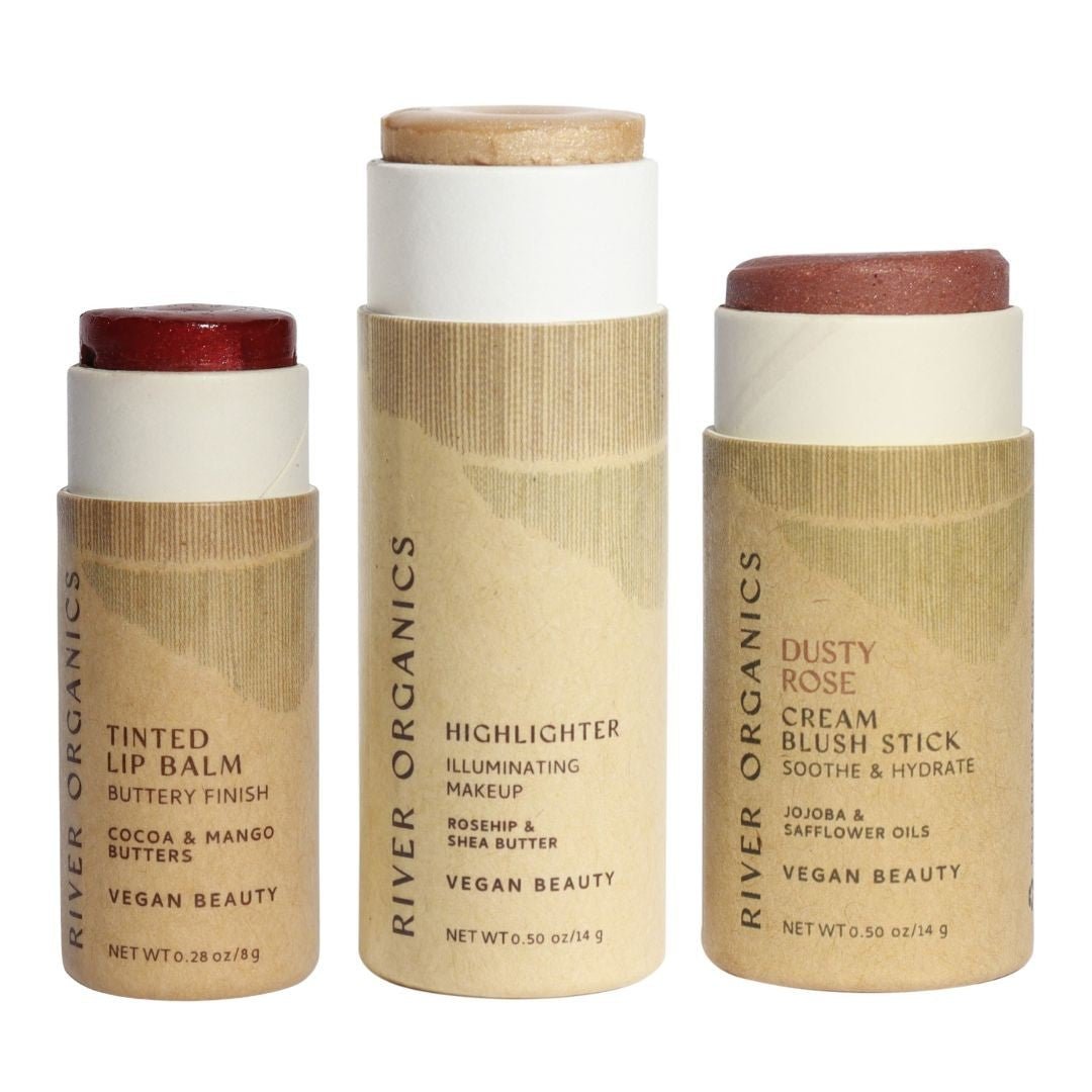 Lip + Highlighter + Blush Set