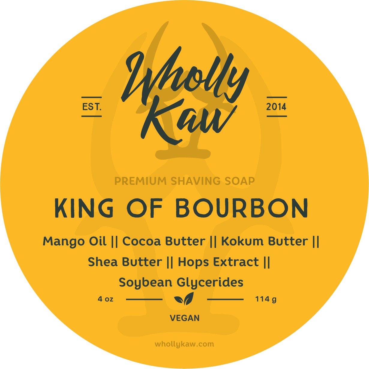 Wholly Kaw King of Bourbon Shaving Collection