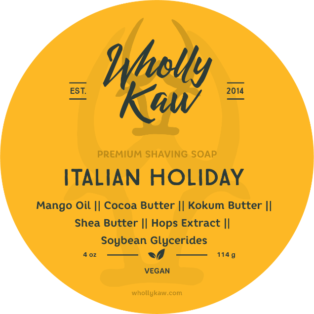 Wholly Kaw Italian Holiday Shaving Collection