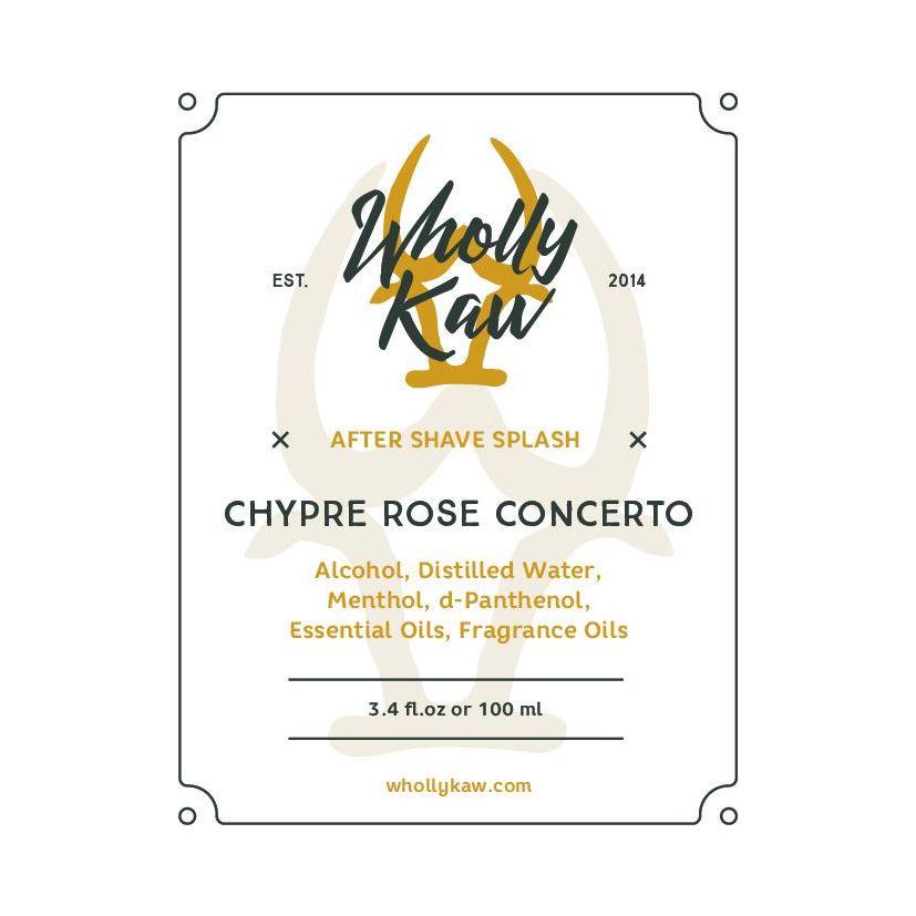 Wholly Kaw Chypre Rose Concerto Shaving Collection