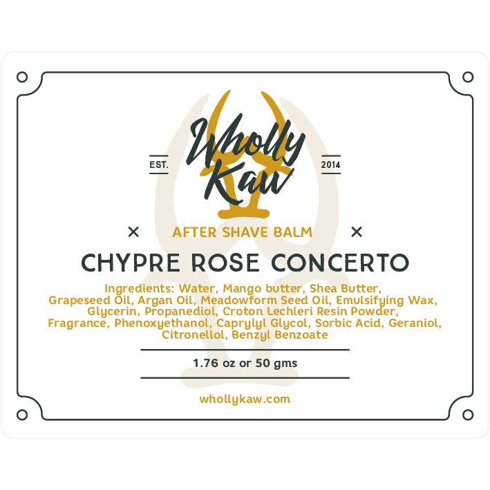 Wholly Kaw Chypre Rose Concerto Shaving Collection