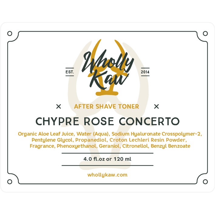 Wholly Kaw Chypre Rose Concerto Shaving Collection