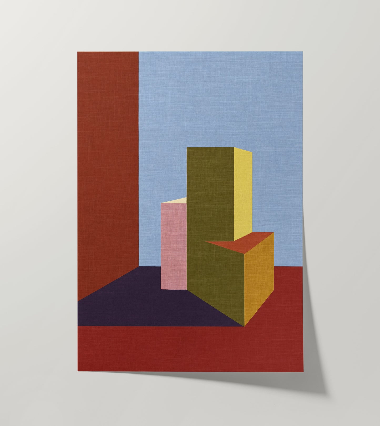 Form and Structure No. 06 — Geometric Abstract Art Print