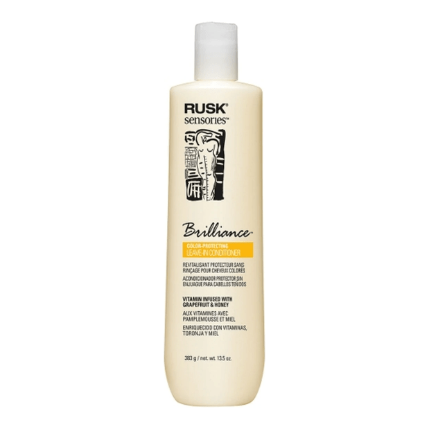 Rusk Sensories Brilliance Grapefruit & Honey Color Protecting Leave-In Cream Conditioner 13.5oz