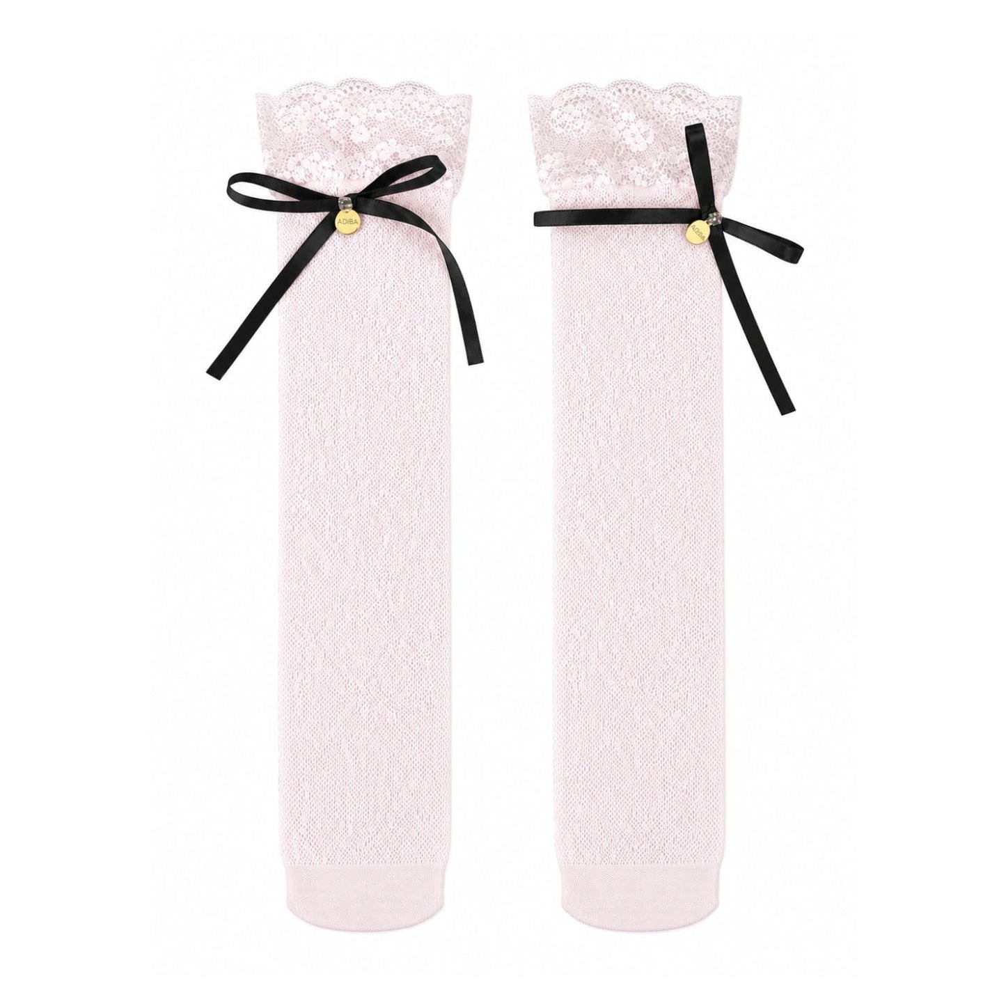 Blush Noir Lace Charm Socks