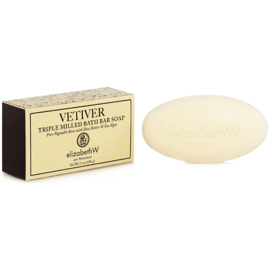 Elizabeth W Vetiver Triple Milled Bath Bar Soap 7oz