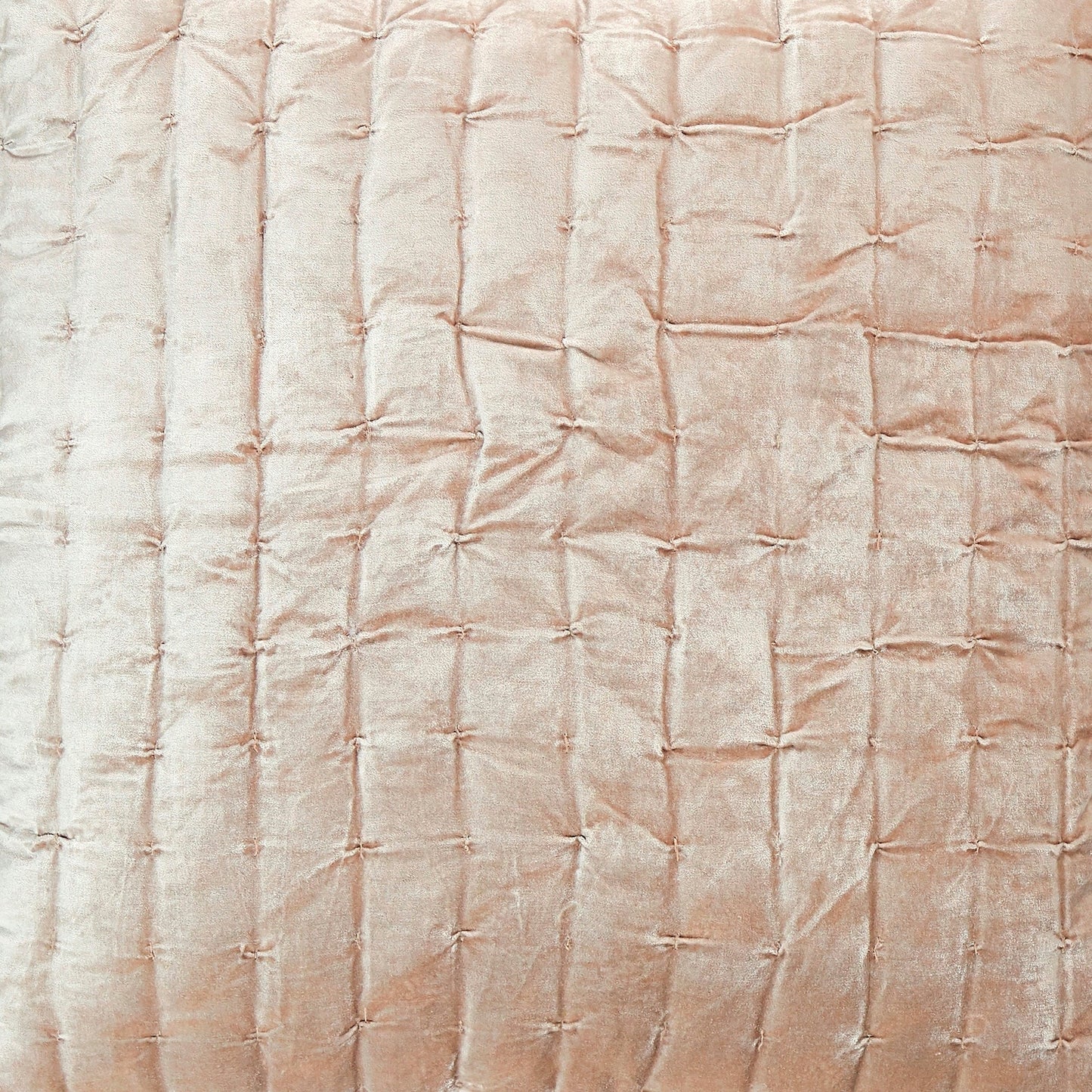 Luna Hand Pinched Velvet Quilt Sham