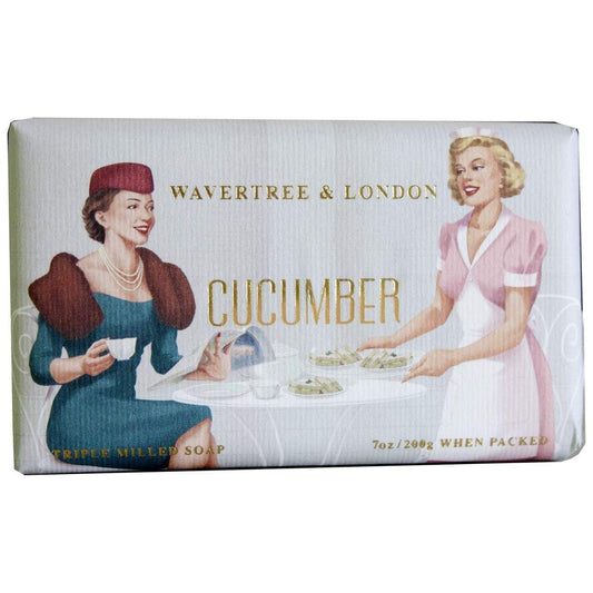 Wavertree & London Cucumber Luxury Soap Bar 7 Ounces
