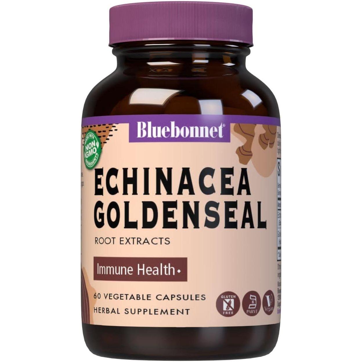 Bluebonnet?s Standardized Echinacea Root Extrac  200 mg, 60 Vegetable Capsules