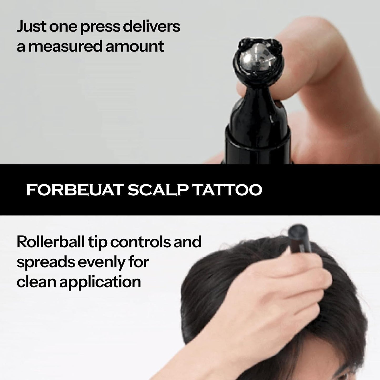 FORBEAUT Scalp Tattoo (Black)