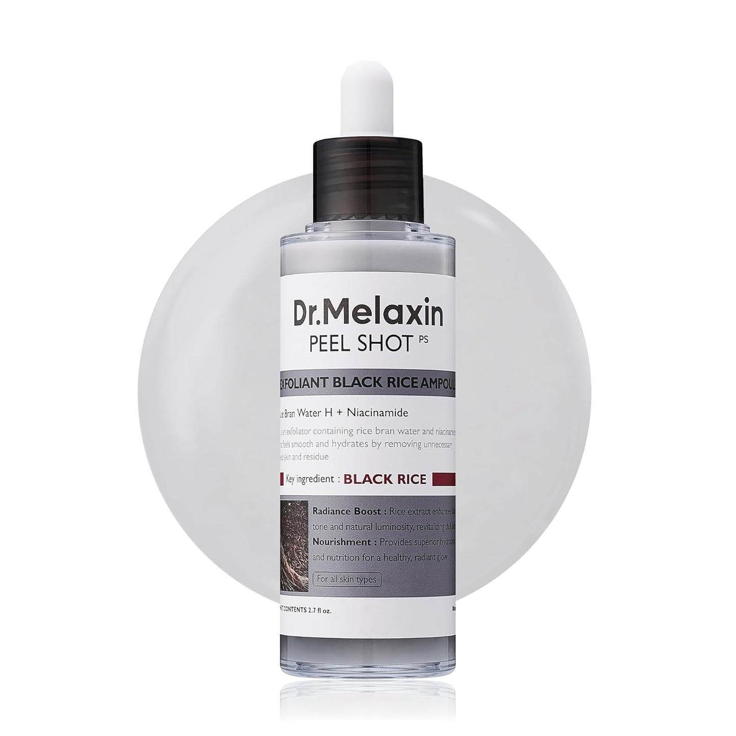 Dr. Melaxin Peel Shot Exfoliant Black Rice Ampoule