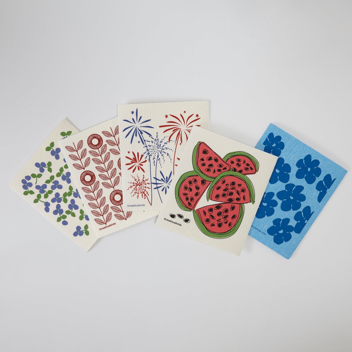 Patriotic Bundle (5 Swedish dishcloths)