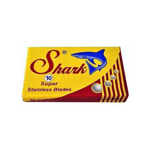 Shark Super Stainless Steel Double Edge Razor Blades - 10 Pack