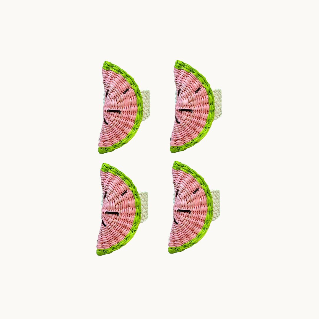 Watermelon napkin ring (set of 4)