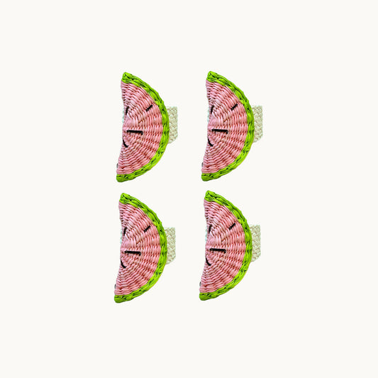Watermelon napkin ring (set of 4)