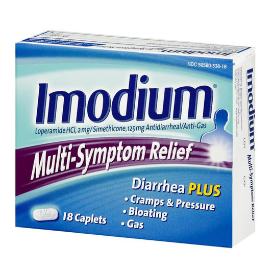 Imodium Multi Symptom Relief Diarrhea Plus Caplets