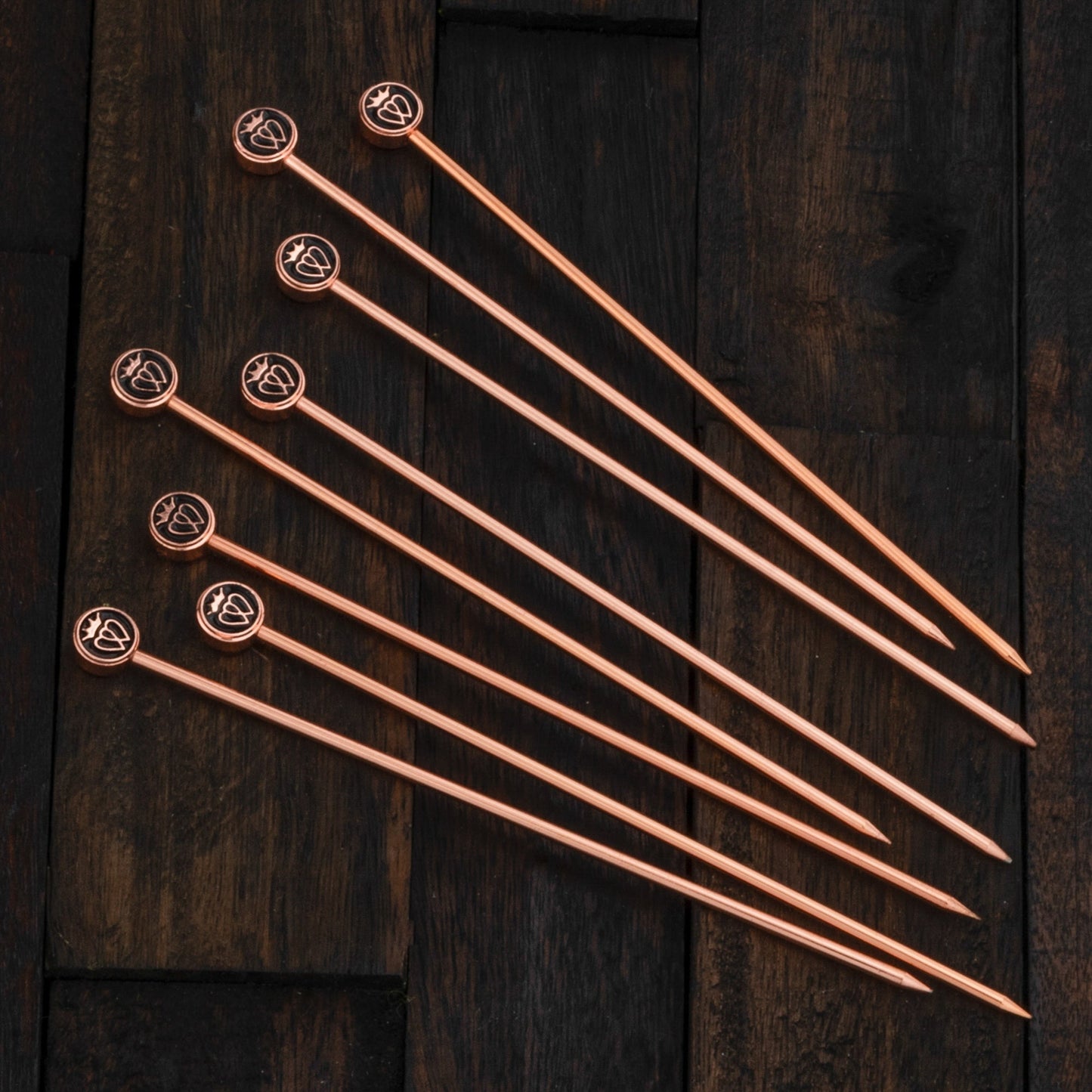 Prince of Scots Luckenbooth 8-Pack  XL-Cocktail Picks (Copper in Gift Box) - Osadia Concept Store