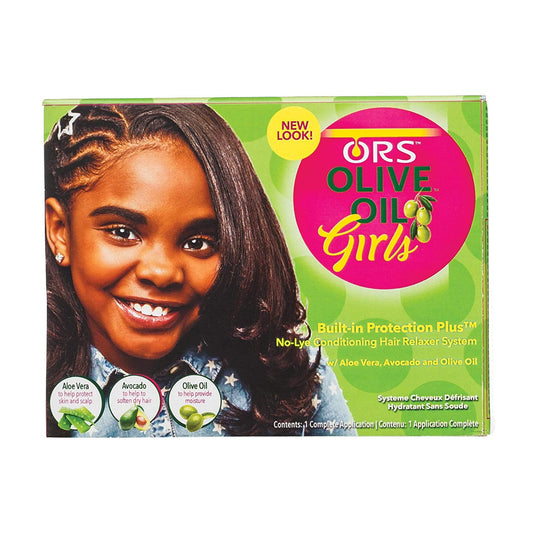 ORS Olive Oil Girls No-Lye Conditioning Hair Relaxer System Kit