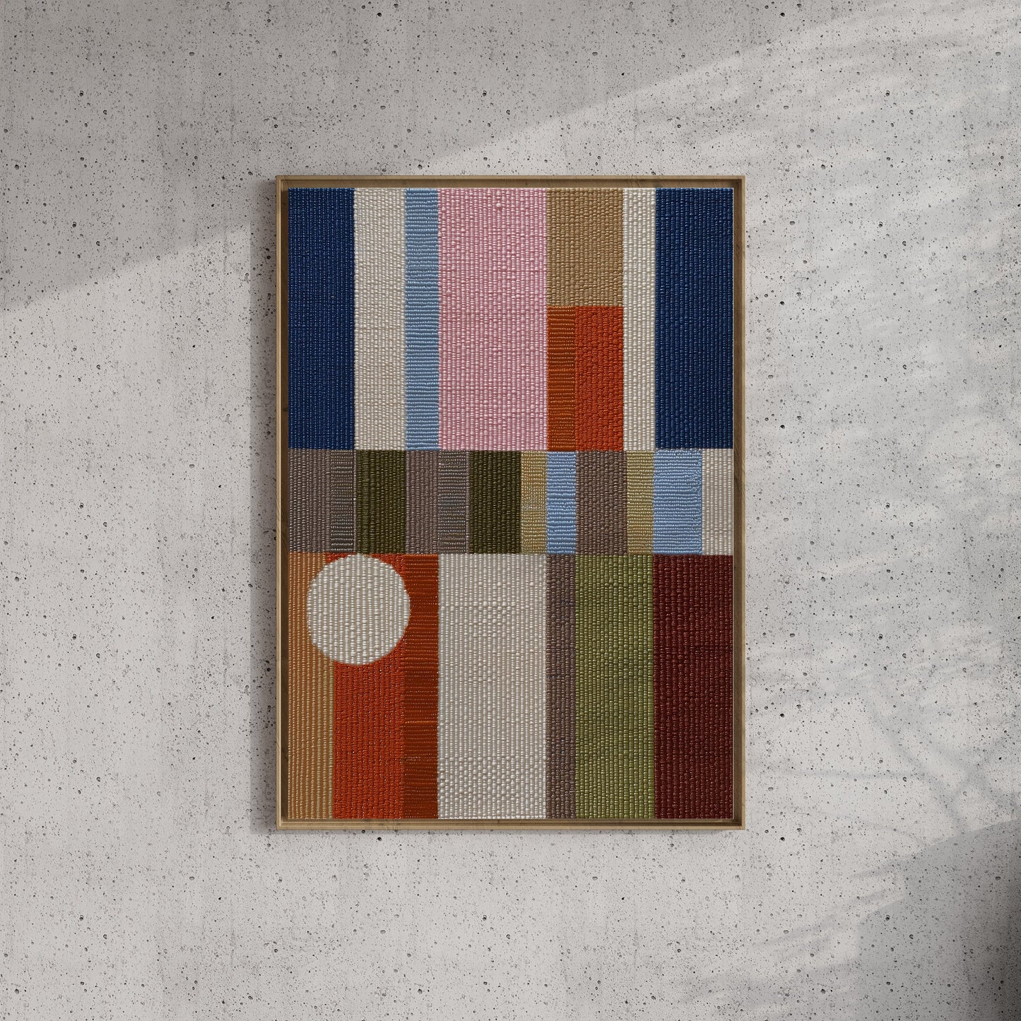 Woven Perspectives No. 07 — Geometric Abstract Art Print