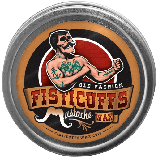 Fisticuffs Original Old Fashion Strong Hold Mustache Wax 1 Oz. Tin