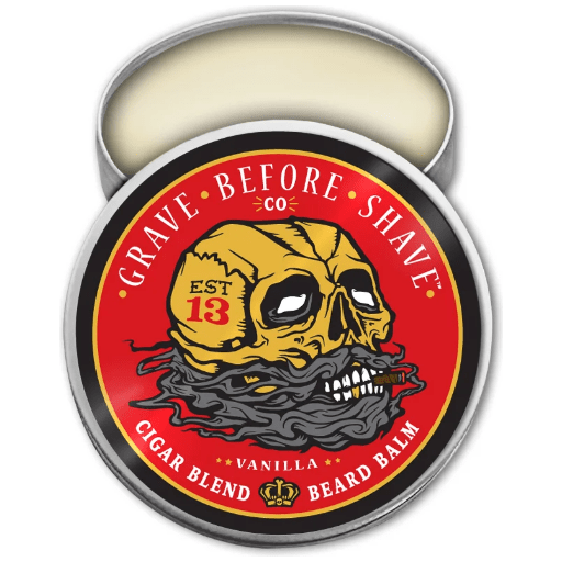 Grave Before Shave Cigar Blend Beard Balm cigar vanilla Scent 2 Oz
