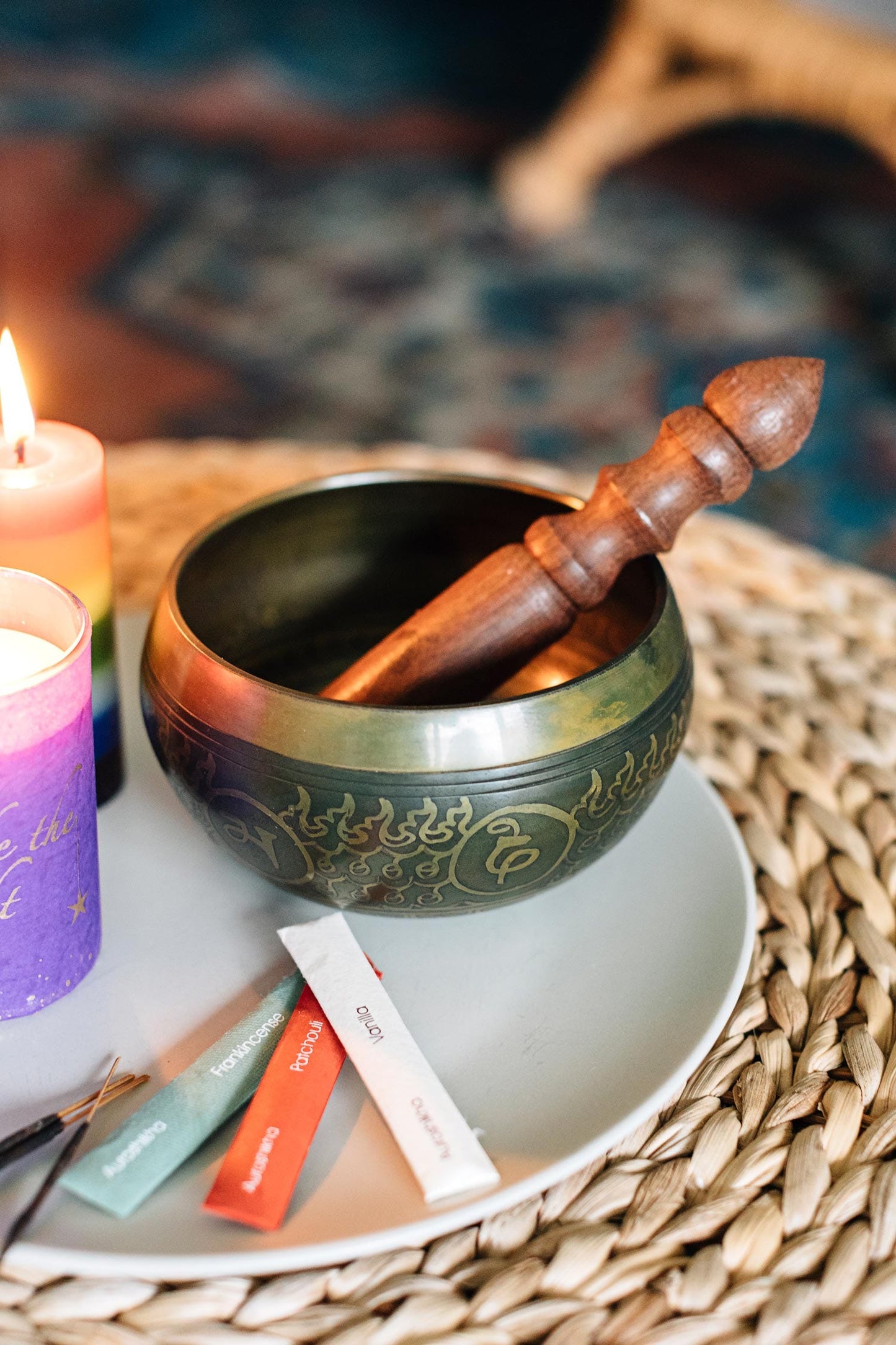 Inscribed Singing Bowl