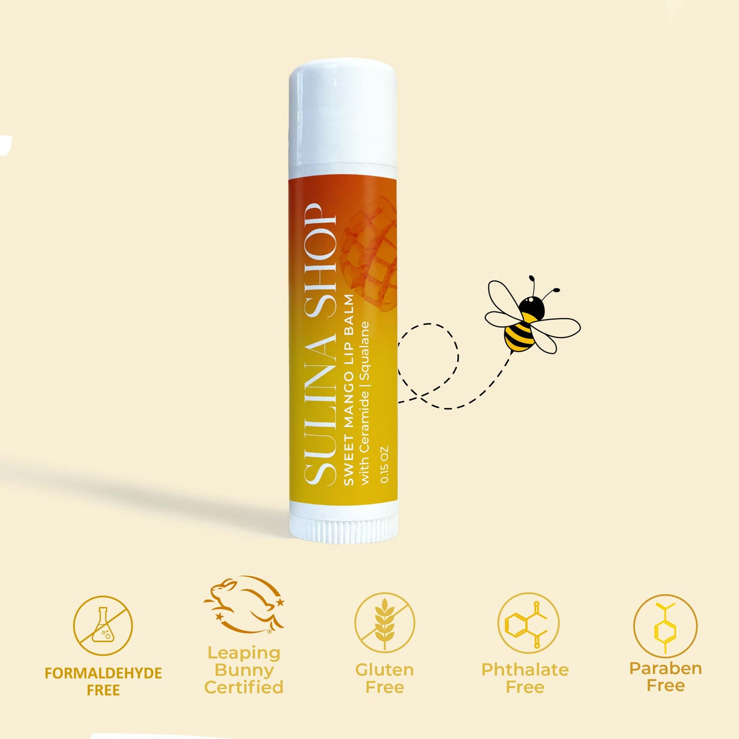 Sweet Mango Lip Balm with Ceramide