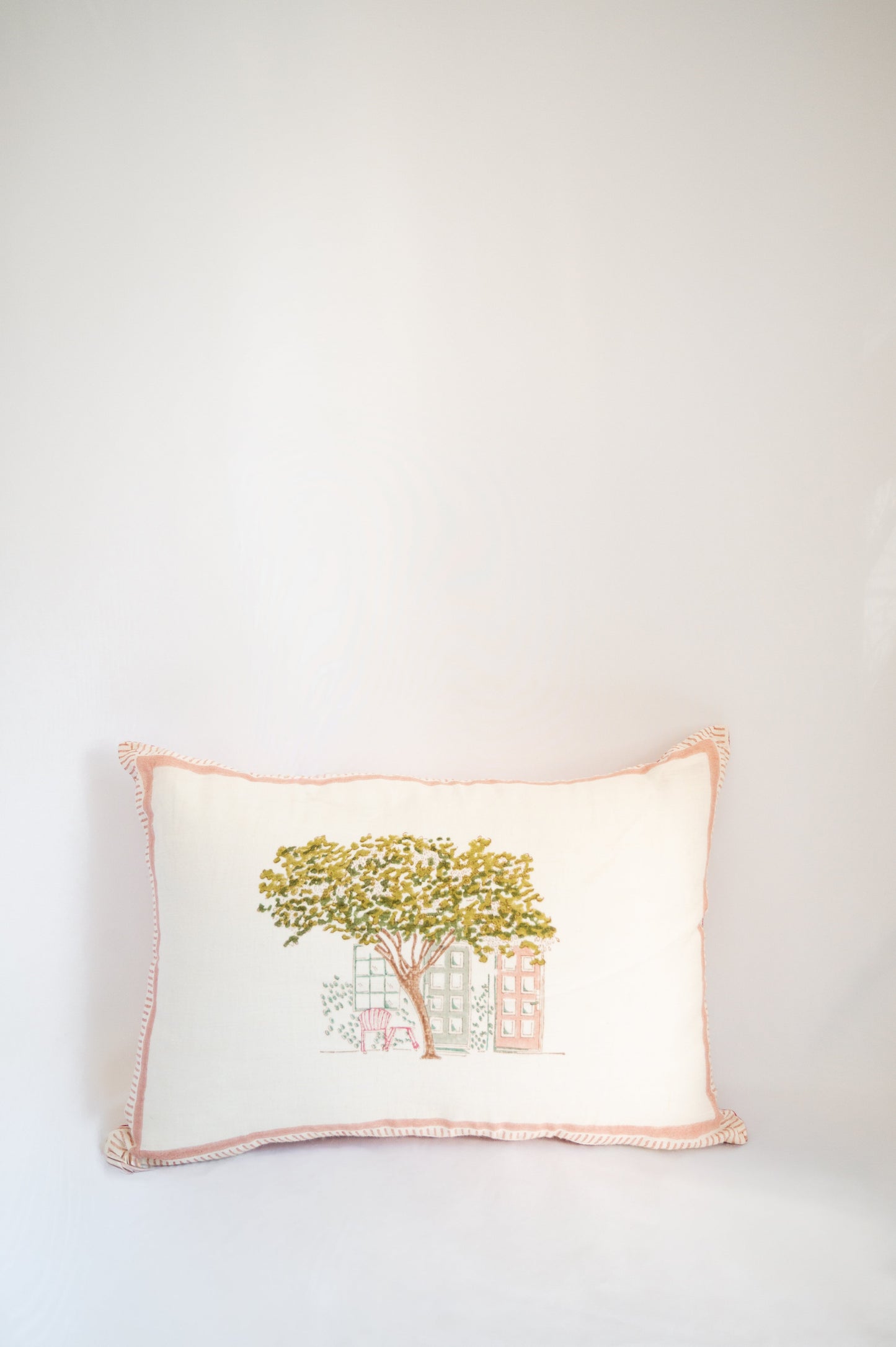 The Quite Corner -  Hand Block Printed Cushion Cover